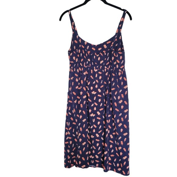 Torrid Popsicle Flowy Midi Dress Elastic Tie Waist Pockets Women's Size 1 - Picture 9 of 9